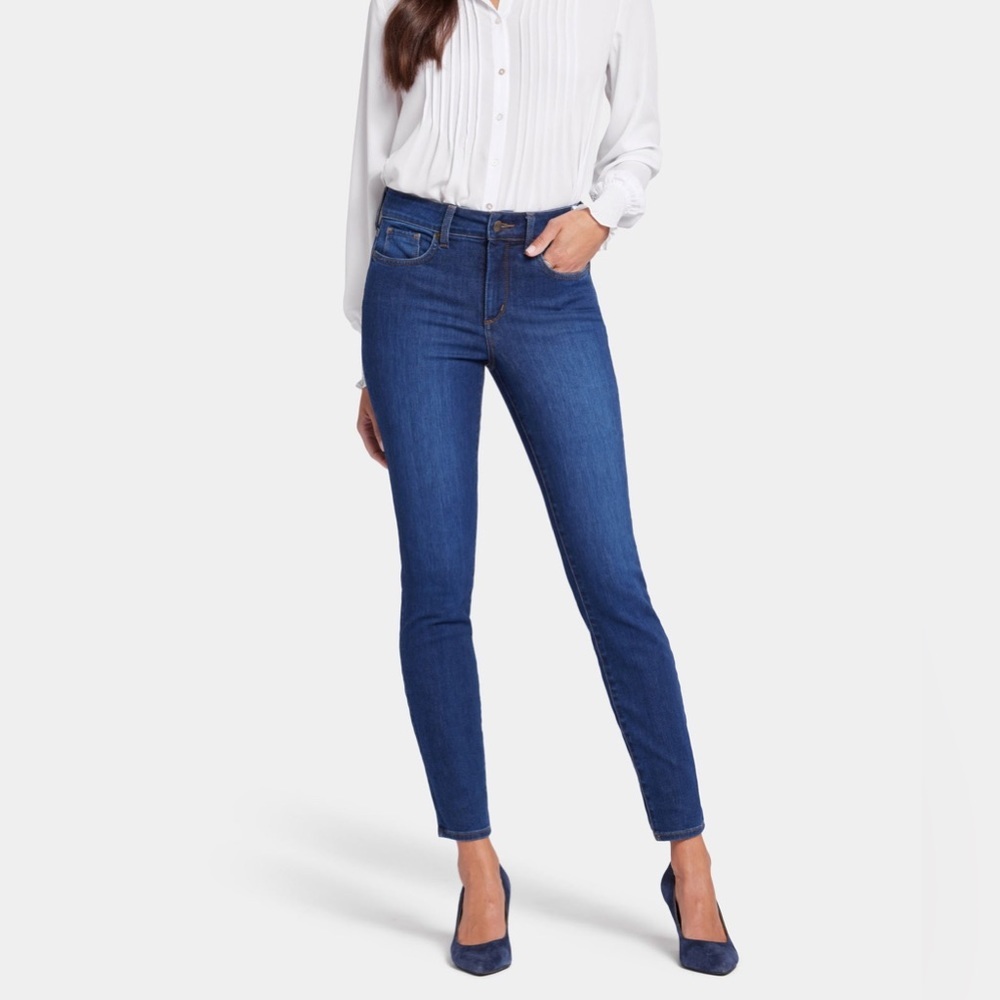 NYDJ AMI Skinny Legging Jeans High Rise Dark Wash Size 4